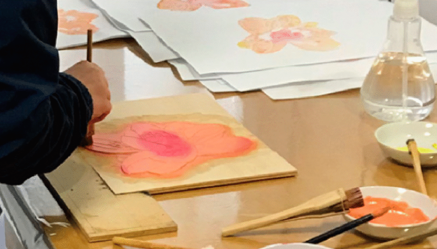 Mokuhanga Workshops with Tsutsumi Asuka