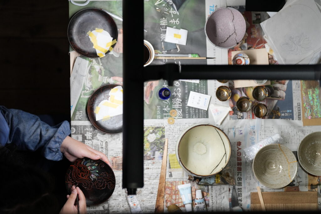Kintsugi and maki-e by 2026 spring alumni Olya Sukonrat